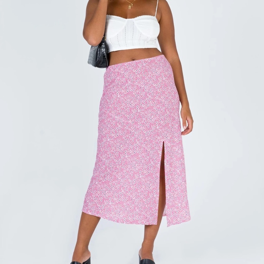 Princess Polly Starleen midi skirt size 6